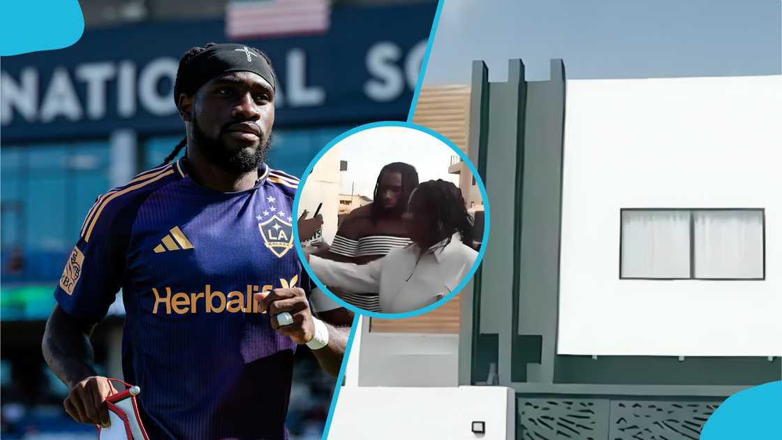 Joseph Paintsil, Paintsil builds mansion for his mother, Joseph Paintsil's mom, Paintsil gifts mansion to his mom, LA Galaxy, MLS, Black Stars. Joseph Paintsil, Paintsil builds mansion for his mother, Joseph Paintsil's mom, Paintsil gifts mansion to his mom, LA Galaxy, MLS, Black Stars.