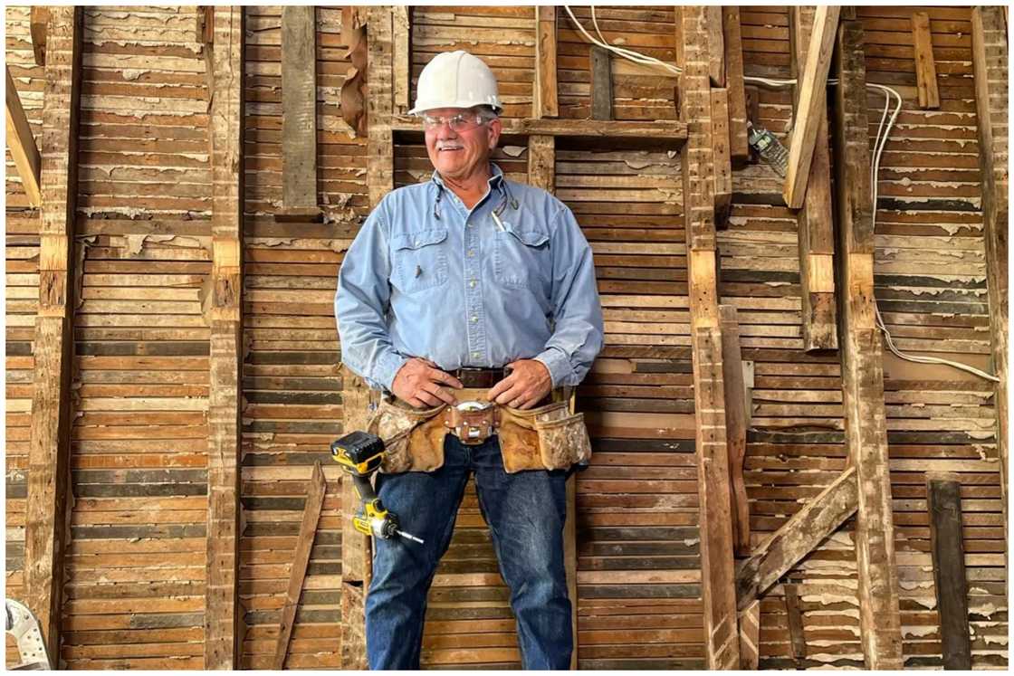 Tom Silva poses at a jobsite Tom Silva poses at a jobsite