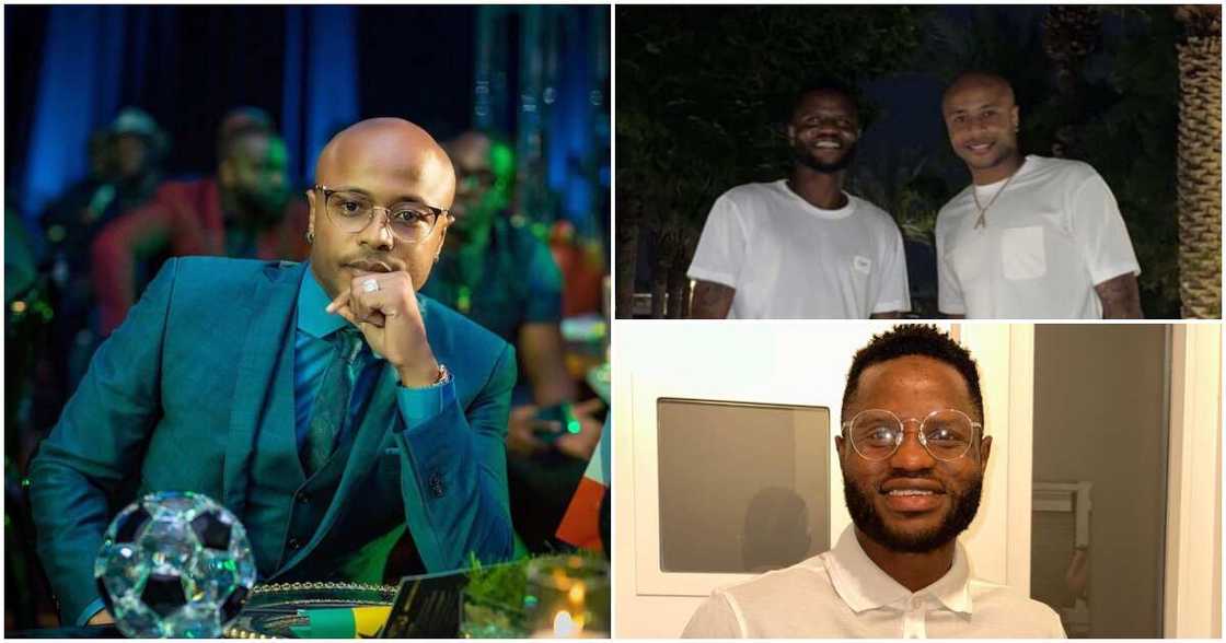 Black Stars Players André Ayew And Mubarak Wakaso Spotted Together In White Tee Shirts And Expensive Sneakers Black Stars Players André Ayew And Mubarak Wakaso Spotted Together In White Tee Shirts And Expensive Sneakers