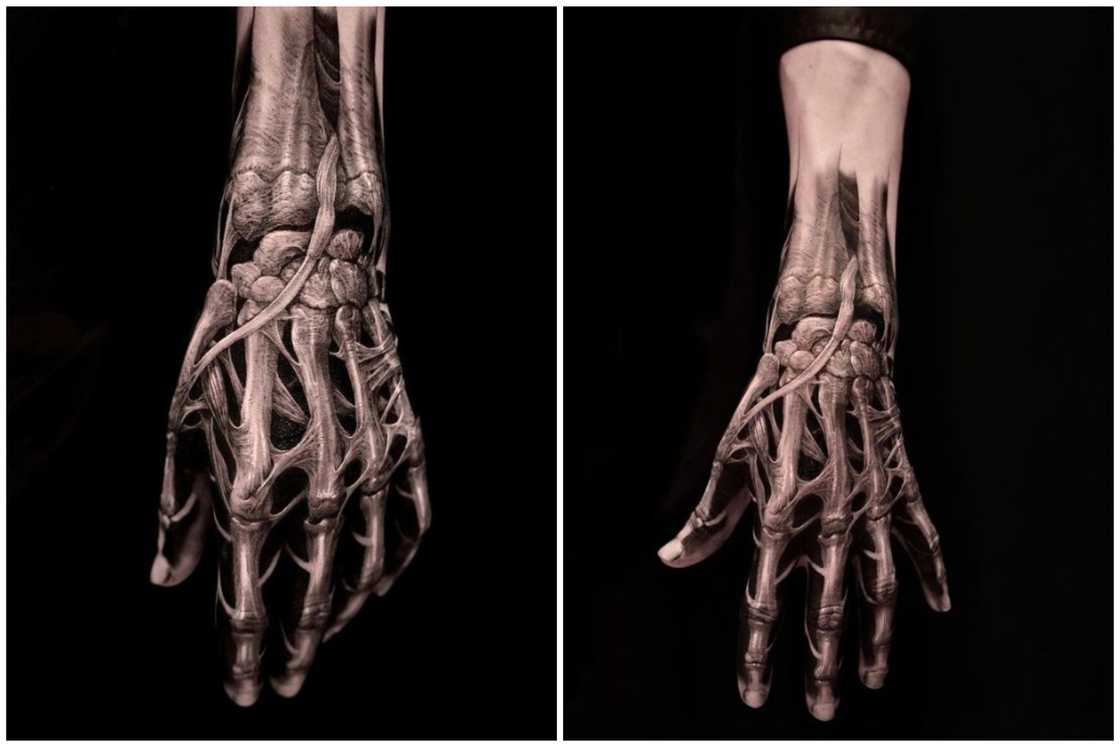 Hand tattoos for men Hand tattoos for men