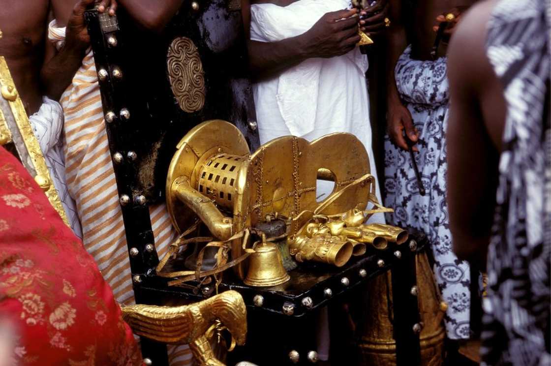 Golden stool in Ghana Golden stool in Ghana