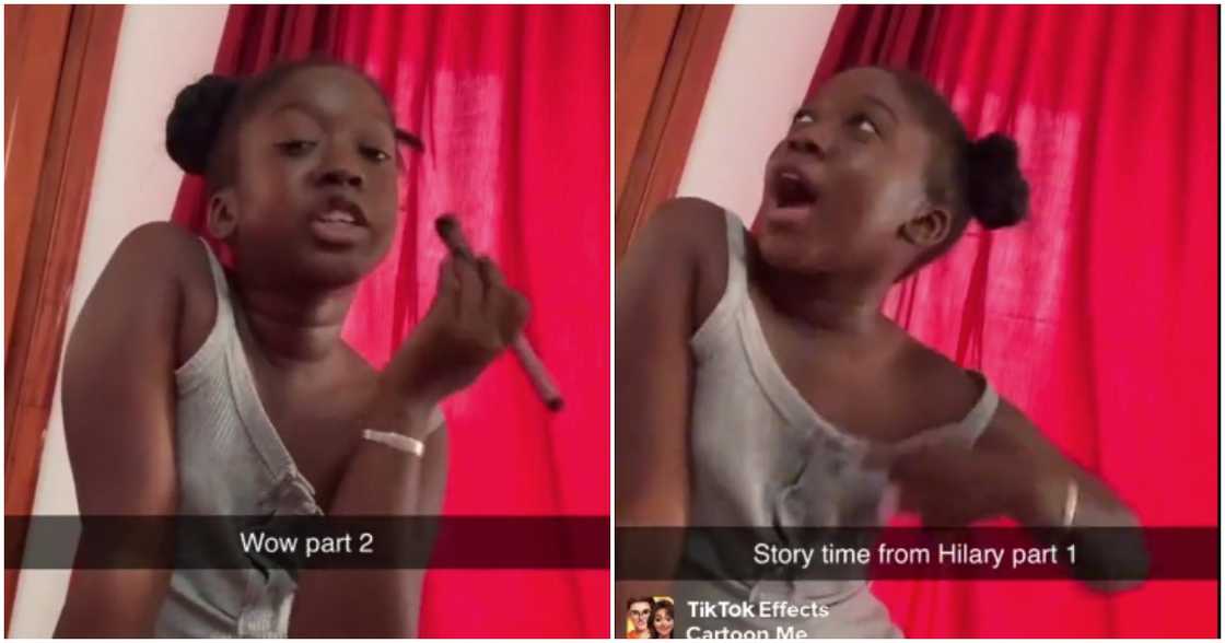 Photos from video of girl narrating how she left her boy for his twin brother