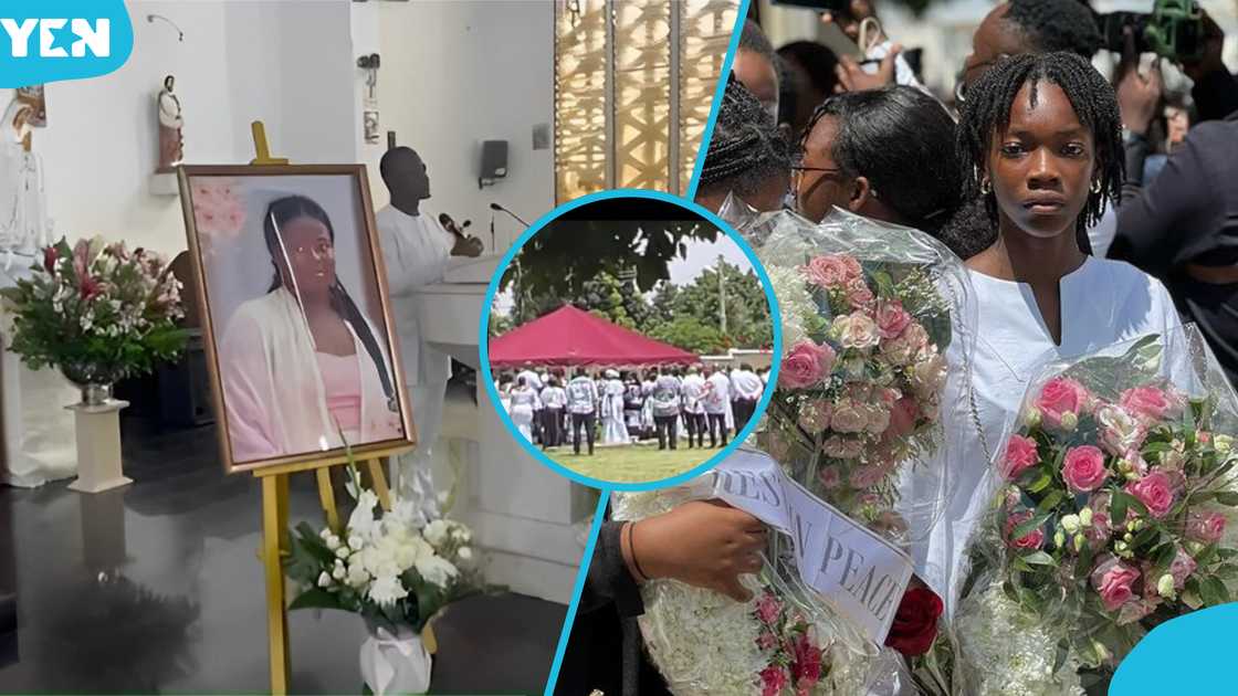 East Legon accident victim Justine Agbenu buried beside Maame Dwomoh East Legon accident victim Justine Agbenu buried beside Maame Dwomoh