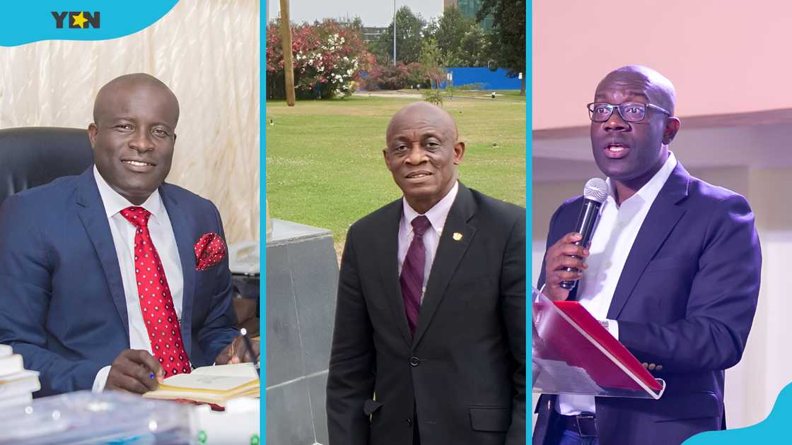 Nii Kwartei Titus Glover (L), Seth Terkper (M), and Kojo Oppong Nkrumah (R) Nii Kwartei Titus Glover (L), Seth Terkper (M), and Kojo Oppong Nkrumah (R)