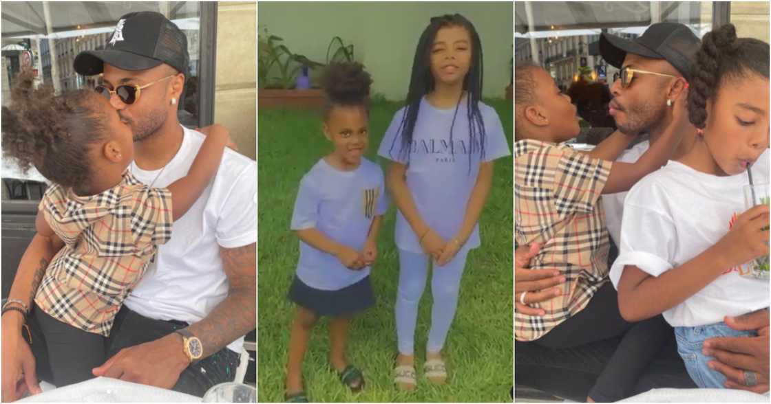 André Ayew shares photo of his beautiful daughters in adorable family photos André Ayew shares photo of his beautiful daughters in adorable family photos