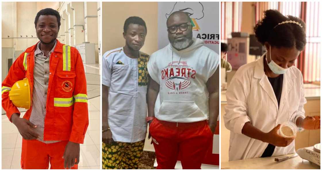 Two KNUST students successfully graduate after getting helped by kind Ghanaian man Two KNUST students successfully graduate after getting helped by kind Ghanaian man