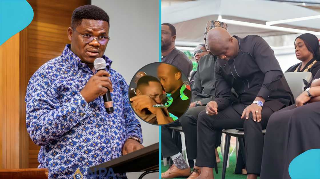 Dr Dramani Bukari, Accra International Airport, NPA deputy CEO, brother weeps, emotional tribute, Ghanaian sympathy, grief on social media, funeral footage, loss of a loved one, condolences to family
