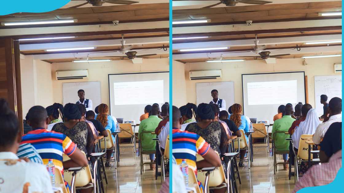 Radford University College students in class