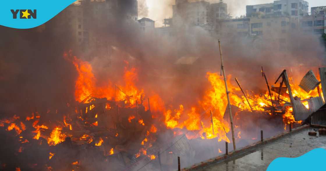 Fire sweeps through parts of Circle, destroying over 100 structures