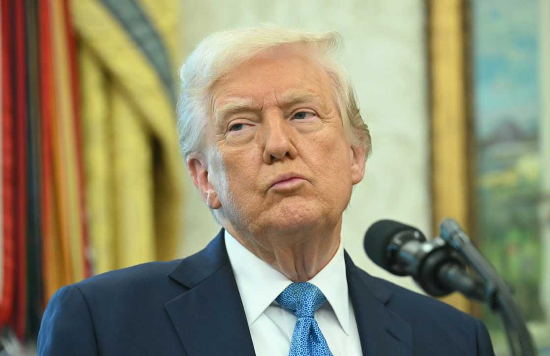 US President Donald Trump's approval ratings have tumbled in the weeks since he anounced punishing import tariffs on most countries, a sign of potential political headwinds for his Republican Party US President Donald Trump's approval ratings have tumbled in the weeks since he anounced punishing import tariffs on most countries, a sign of potential political headwinds for his Republican Party