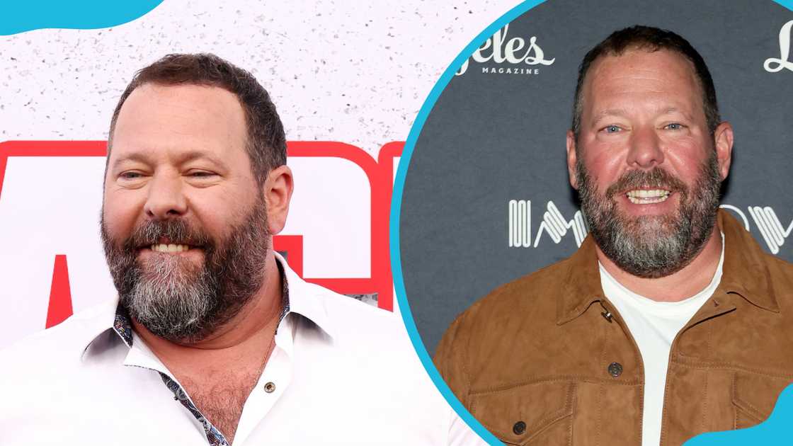 Bert Kreischer at the Los Angeles special screening of The Machine (L). Bert attends the 60th Anniversary at The Improv (R)