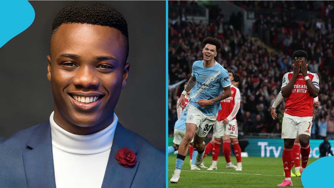 Telvin Sowah, Arsenal title chances, Manchester City clash, English Premier League, EPL title decider, Ghanaian prophet, Okay FM prophecy Telvin Sowah, Arsenal title chances, Manchester City clash, English Premier League, EPL title decider, Ghanaian prophet, Okay FM prophecy