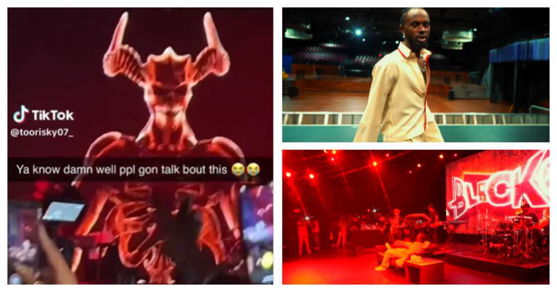 Peeps question 'satanic' signs at Black Sherif's concert