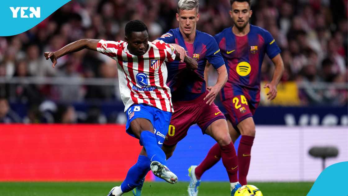 Ghanaian wonderkid Taufik Seidu makes Atletico Madrid debut against Barcelona in La Liga clash