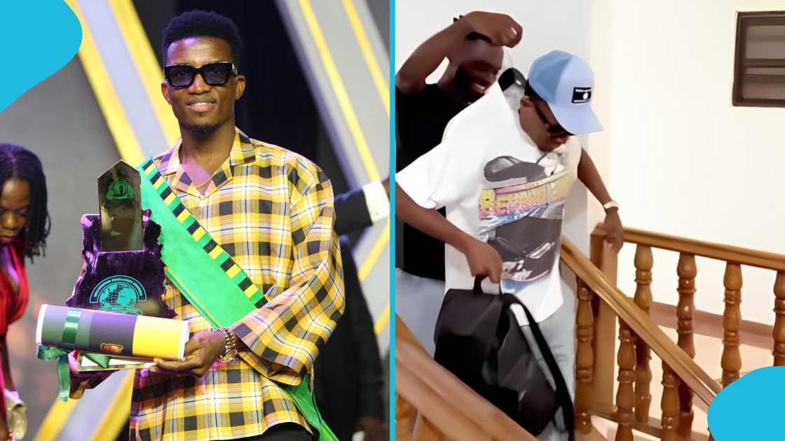 Kofi Kinaata, Millenium Excellence Award, Otumfuo award, Youth in Entertainment Award, Ghanaian musician, Ghanaian comedy. Kofi Kinaata, Millenium Excellence Award, Otumfuo award, Youth in Entertainment Award, Ghanaian musician, Ghanaian comedy.