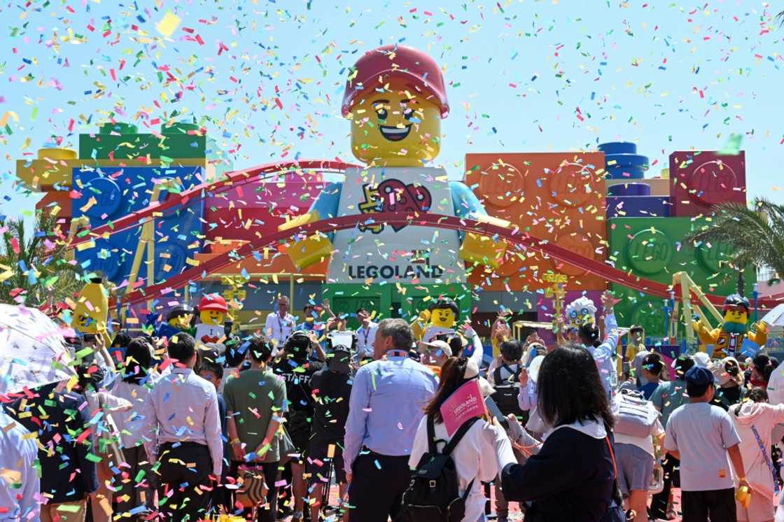 People attend the grand opening ceremony of the Legoland Shanghai Resort, the world's largest Legoland theme park People attend the grand opening ceremony of the Legoland Shanghai Resort, the world's largest Legoland theme park