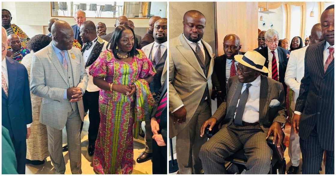 Otumfuo eulogised Kufuor at a dinner in the UK Otumfuo eulogised Kufuor at a dinner in the UK