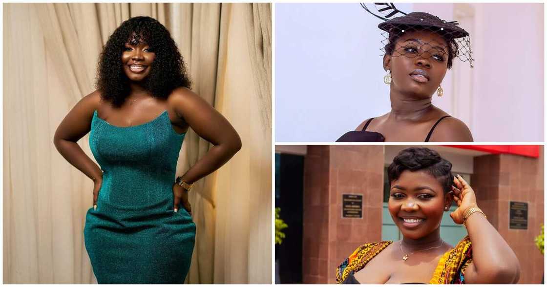 TikTok Star Felicia Osei Looks Elegant In Skintight African Print Dress With Side Ruffles TikTok Star Felicia Osei Looks Elegant In Skintight African Print Dress With Side Ruffles