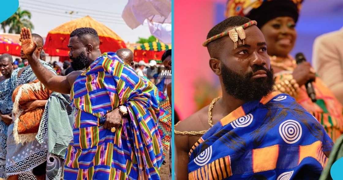 Okatakyie Afrifa-Mensah, Ghanaian media personality, Agona community, Borehole, Ashanti Region. Okatakyie Afrifa-Mensah, Ghanaian media personality, Agona community, Borehole, Ashanti Region.