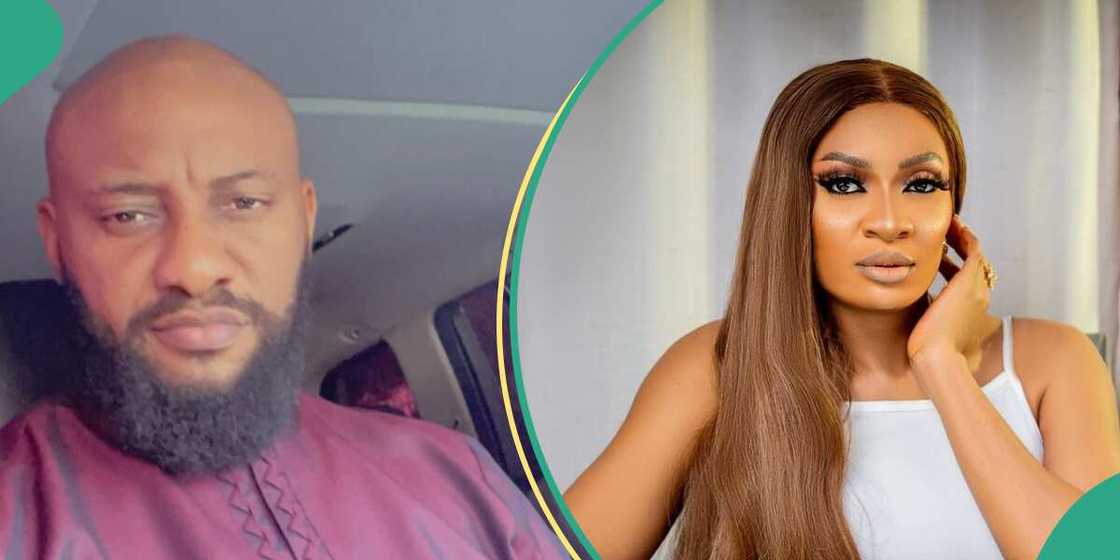 Yul Edochie says May Edochie has refused to drop his name. Yul Edochie says May Edochie has refused to drop his name.