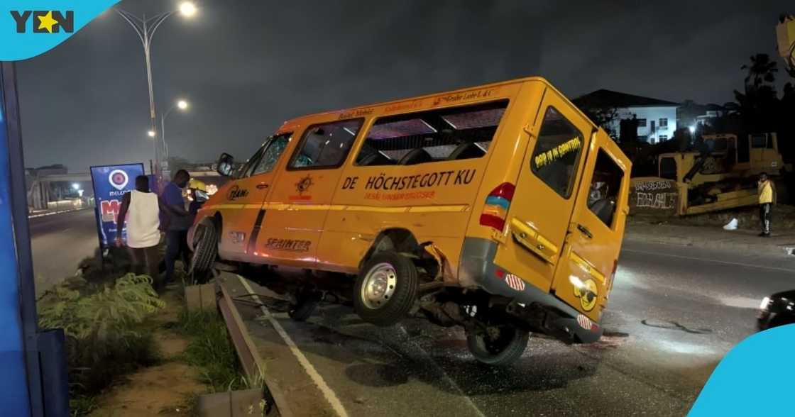 Accident scene, lives lost, Ghana National Fire Service, GNFS, Achimota, Greater Accra Region.