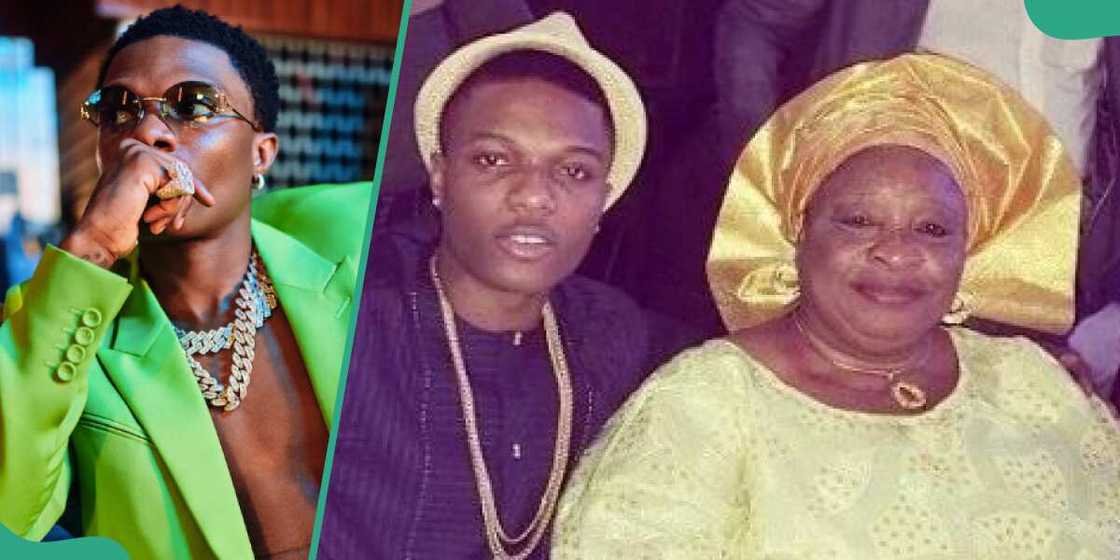 Photos of Wizkid and his mum Jane Dolapo