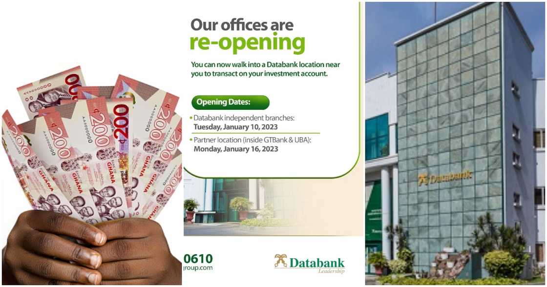 Databank has reopened its offices nationwide. Databank has reopened its offices nationwide.