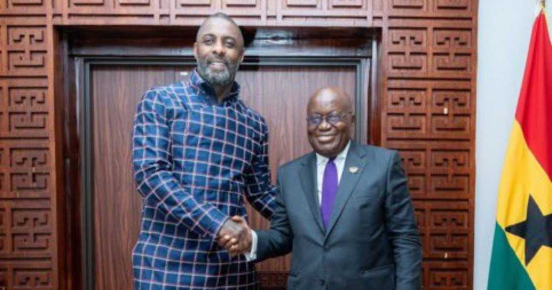 Idris Elba meets Akufo-Addo in Ghana Idris Elba meets Akufo-Addo in Ghana
