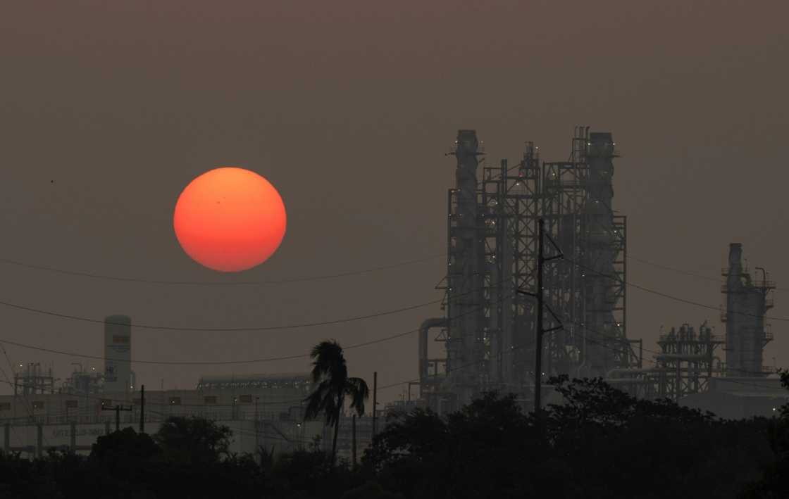 The Olmeca oil refinery is one of Mexican President Andres Manuel Lopez Obrador's infrastructure mega-projects