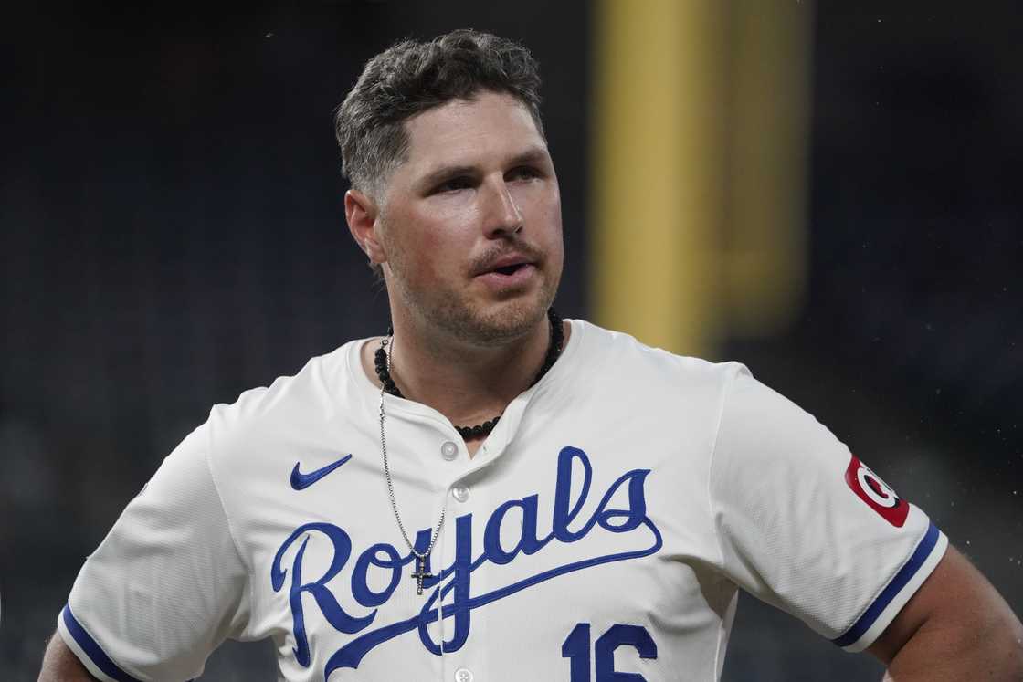 Hunter Renfroe in action against the Milwaukee Brewers