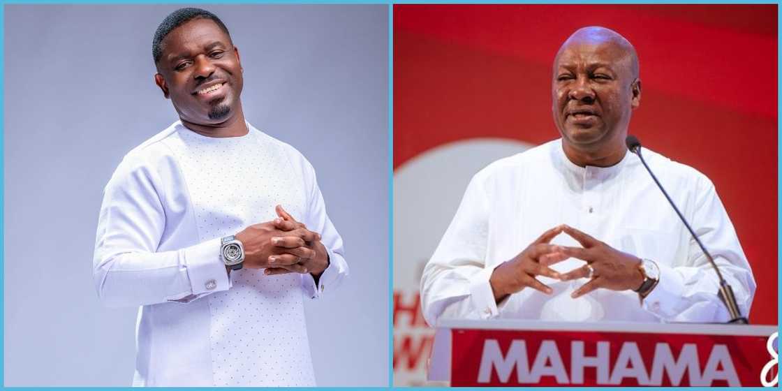 Ghanaian gospel singer Nacee hopeful John Mahama will fulfil all his campaign promises. 2024 general elections, NDC, NPP