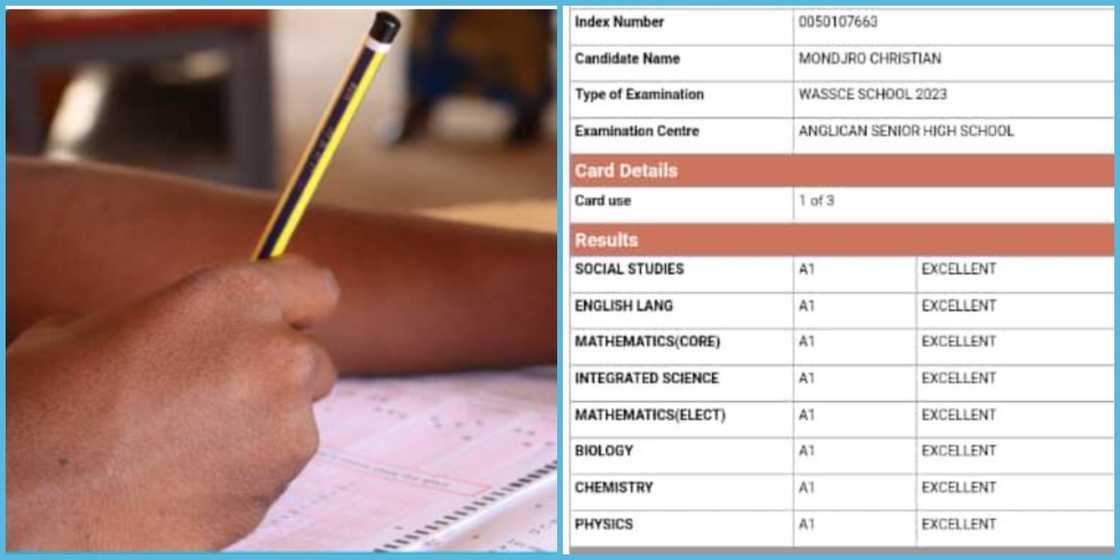 Excellent Results Of Ghanaian With Straight 8As In WASSCE Pop Up