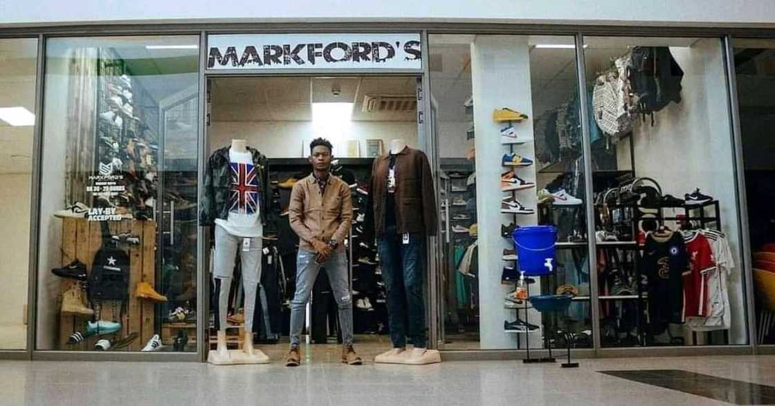 The young man went from hawking to owning fully-fledged businesses. The young man went from hawking to owning fully-fledged businesses.