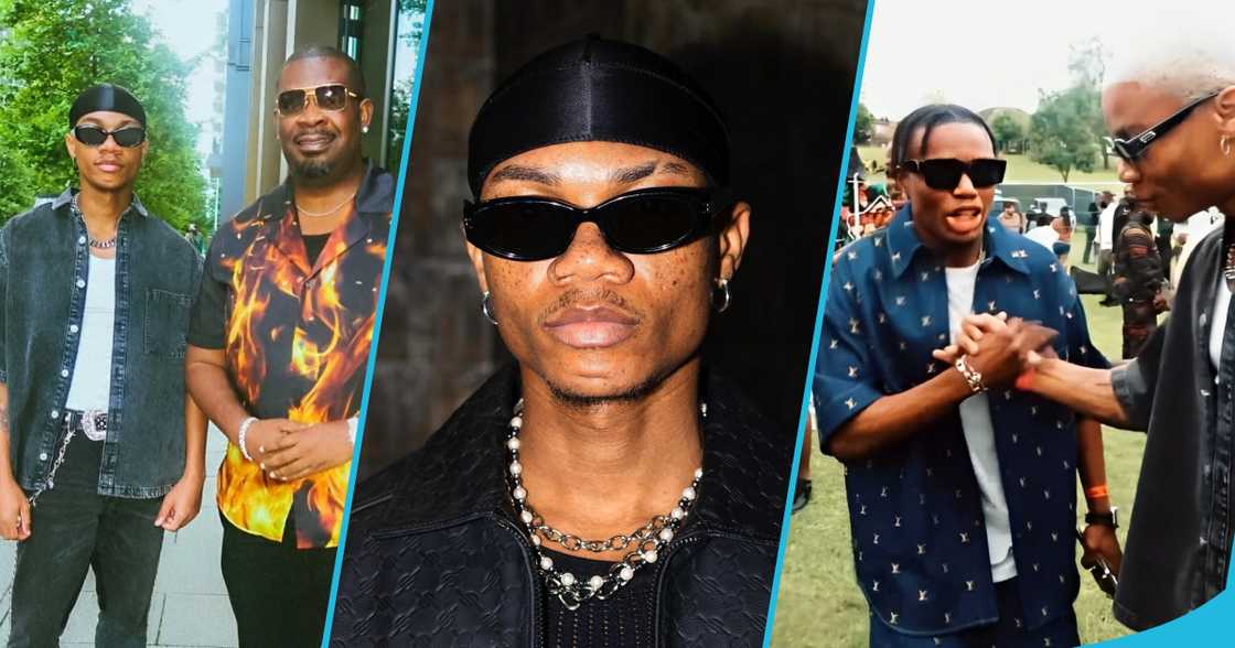 KiDi Spotted In The UK With Don Jazzy And Fatawu Issahaku KiDi Spotted In The UK With Don Jazzy And Fatawu Issahaku