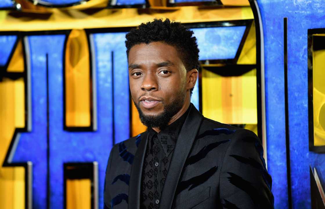 Chadwick Boseman attends the European Premiere of Marvel Studios' Black Panther at the Eventim Apollo