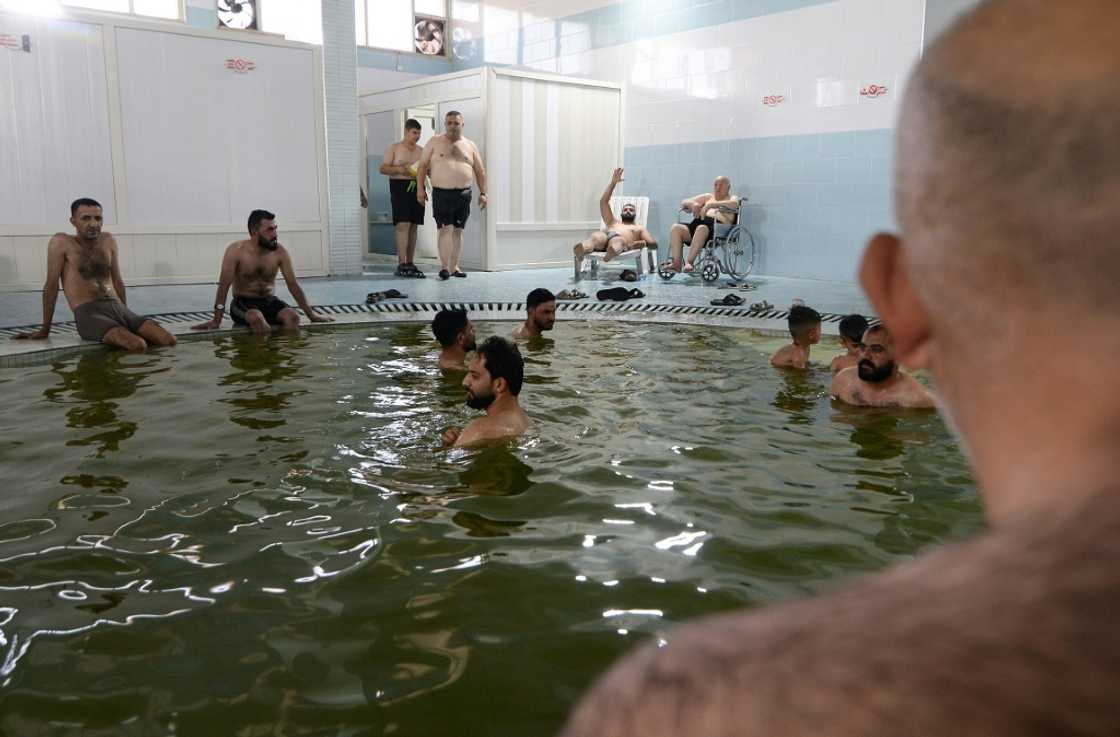 After the defeat of IS in Iraq in 2017, the baths remained popular although the building had fallen into disrepair, before authorities later undertook renovation work costing $500,000 After the defeat of IS in Iraq in 2017, the baths remained popular although the building had fallen into disrepair, before authorities later undertook renovation work costing $500,000