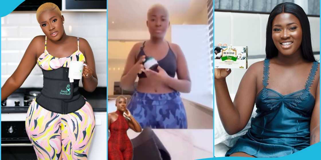 Old video of Fella Makafui flaunting her belly as natural trends