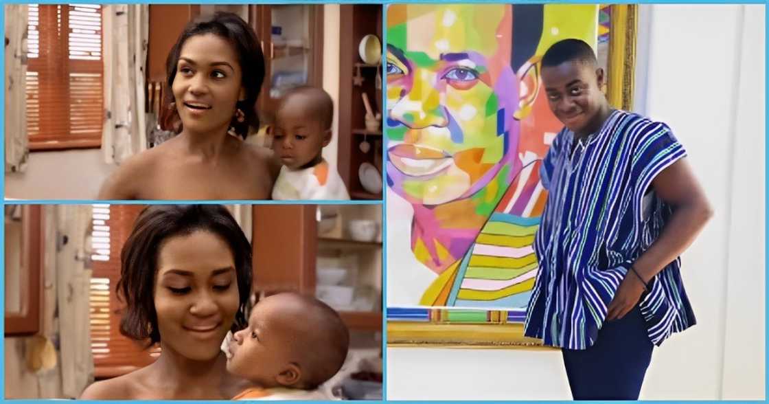 Photo of a Virna Michel, a baby and a young lady Photo of a Virna Michel, a baby and a young lady