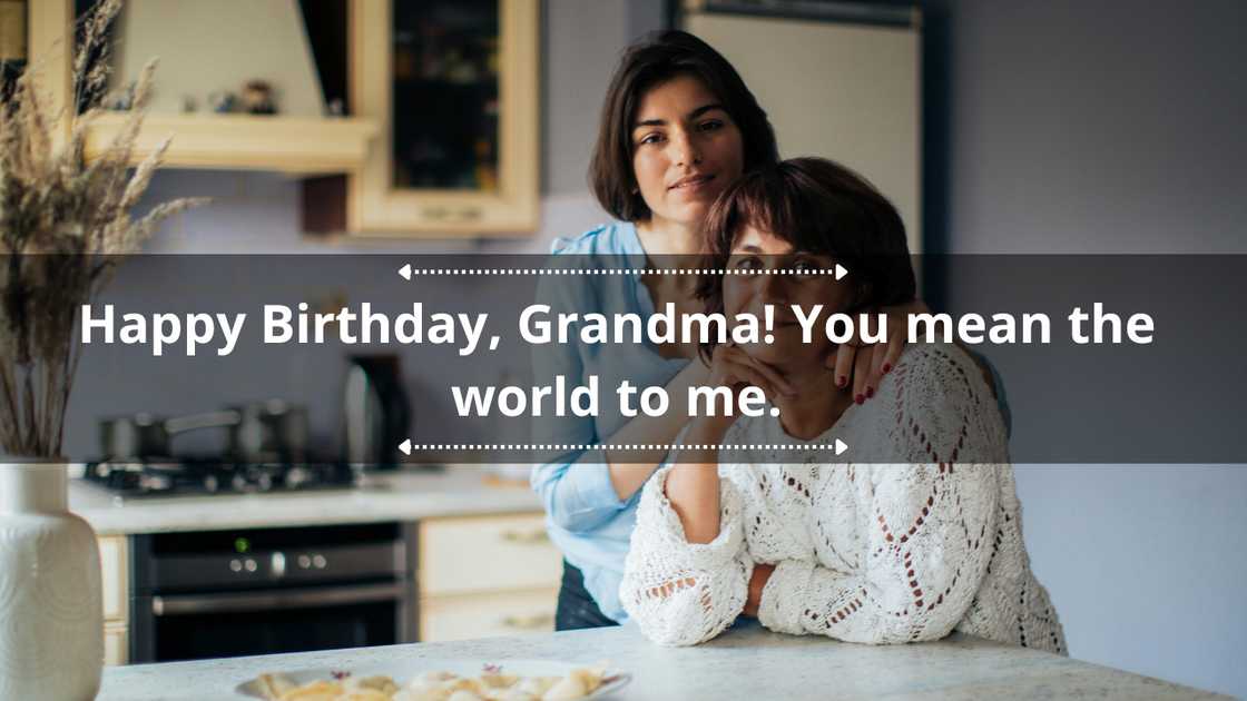 Short birthday messages for grandma