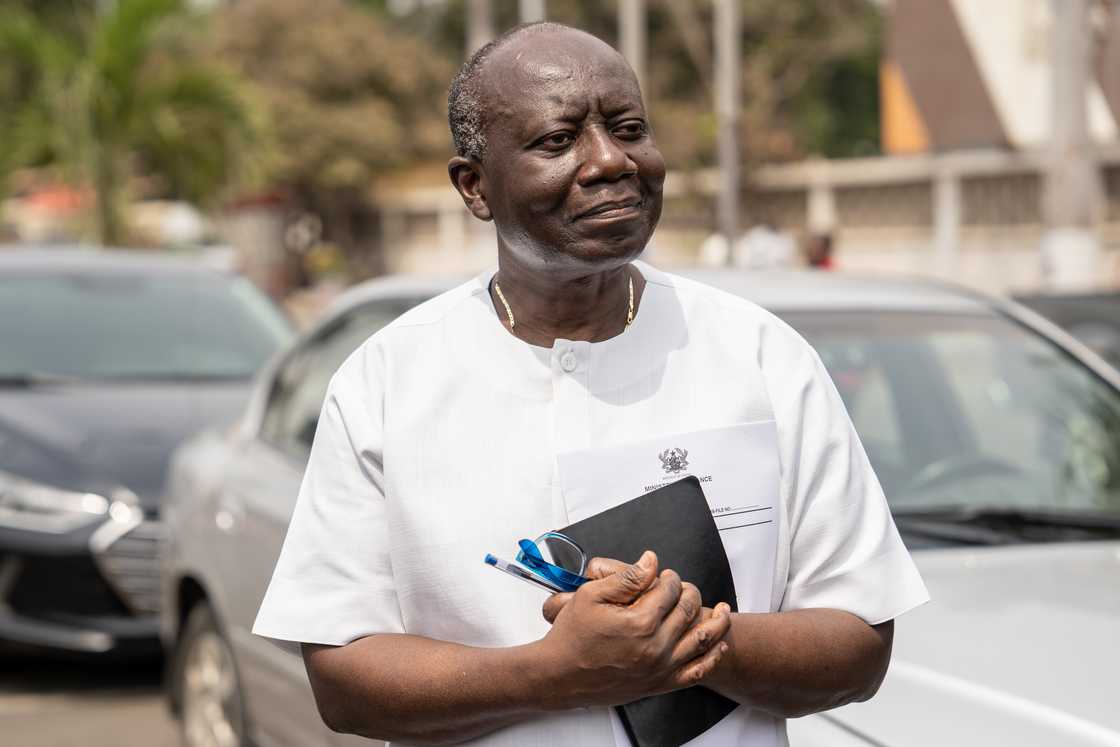 Ken Ofori-Atta, Ghana's finance minister at the Ministry of Finance