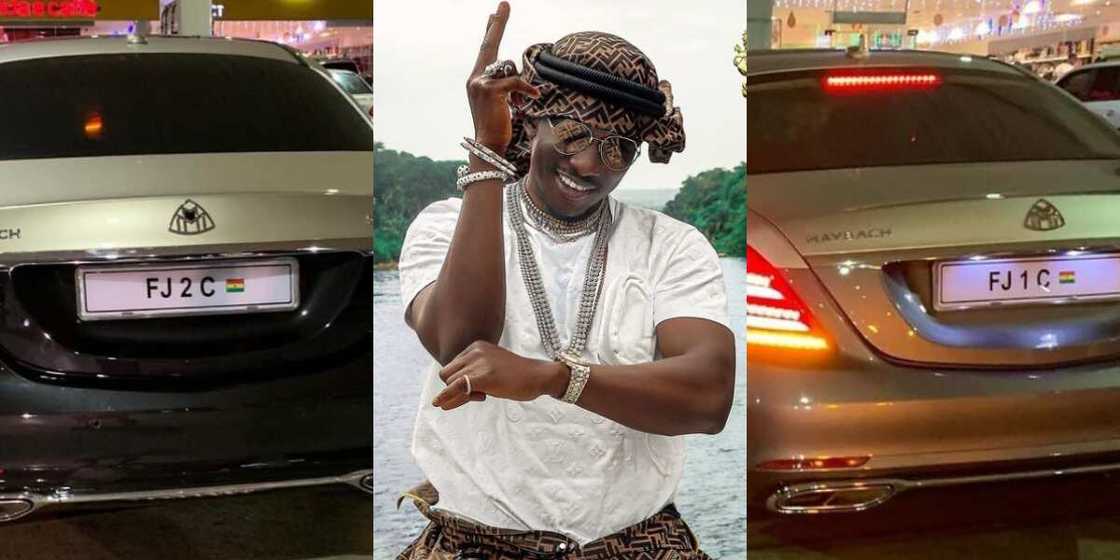 Nana Cheddar Bediako: Photos of billionaire's 2 luxurious Mercedes Maybach cars emerge Nana Cheddar Bediako: Photos of billionaire's 2 luxurious Mercedes Maybach cars emerge