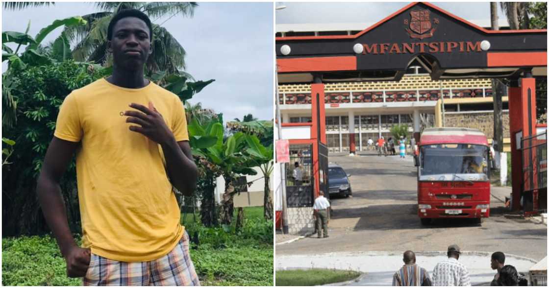 Ghanaian appeals for help to further his education.