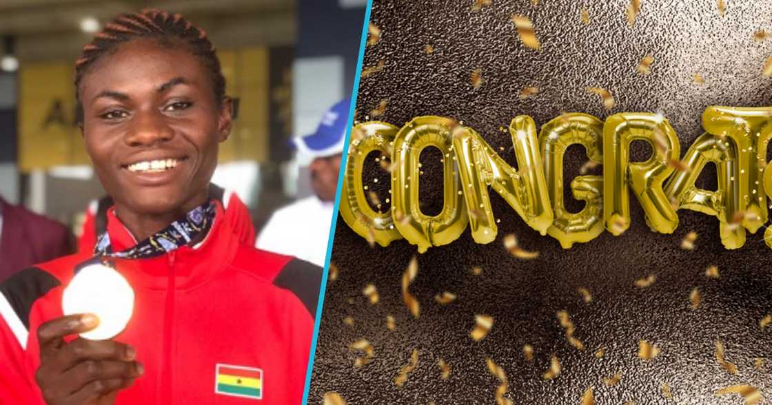 Ghana's Rose Amoanimaa Yeboah wins gold at 2023 African Games.