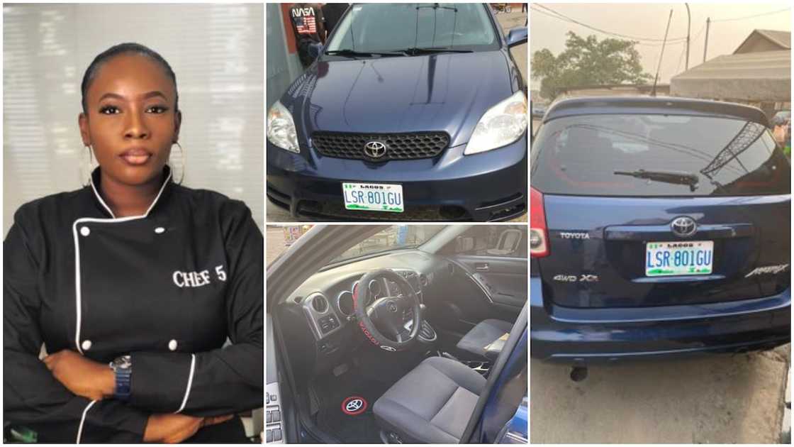 Nigerian lady buys new car, says it took her 1 year, 8 months and 2 weeks to save the money, amazes people Nigerian lady buys new car, says it took her 1 year, 8 months and 2 weeks to save the money, amazes people