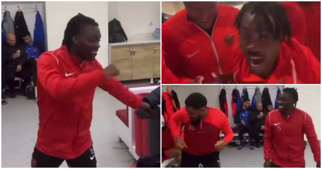 Video Of Christian Atsu celebrating with his teammates at Hatayspor club. Video Of Christian Atsu celebrating with his teammates at Hatayspor club.