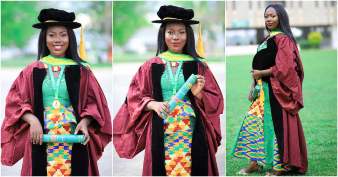 Dr Rose-Mary Gyening: Ghanaian mom becomes 1st to earn PhD in Computer Science from KNUST Dr Rose-Mary Gyening: Ghanaian mom becomes 1st to earn PhD in Computer Science from KNUST