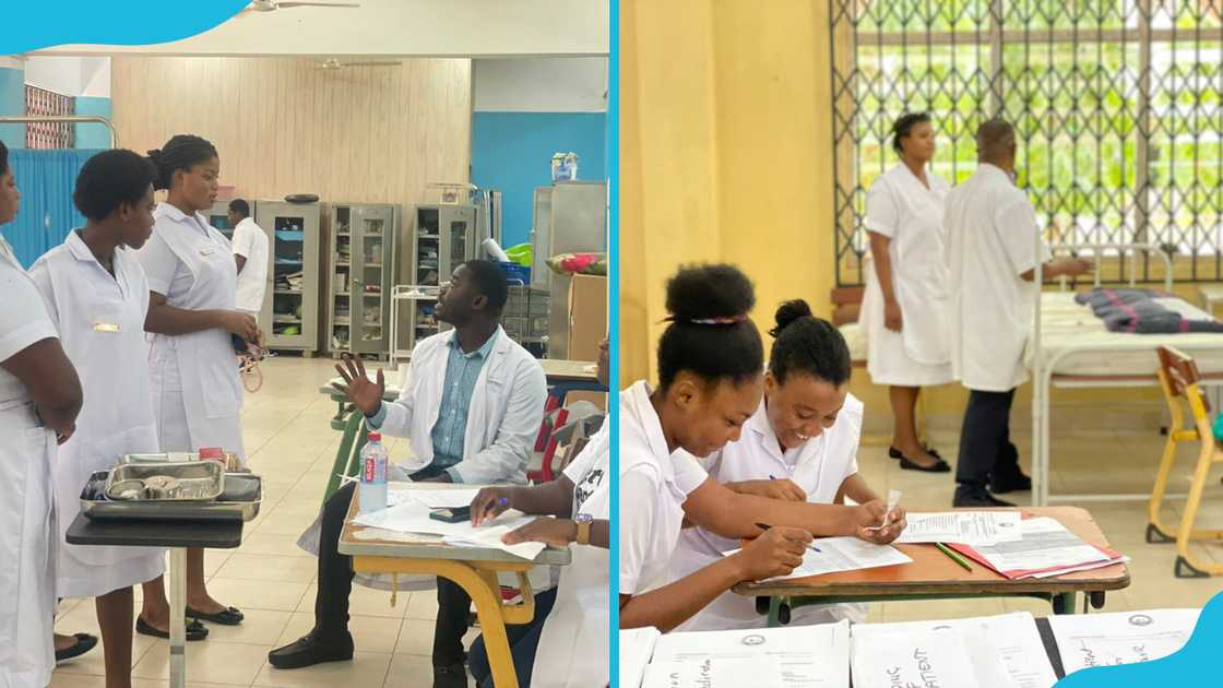 Central University College science students in the lab