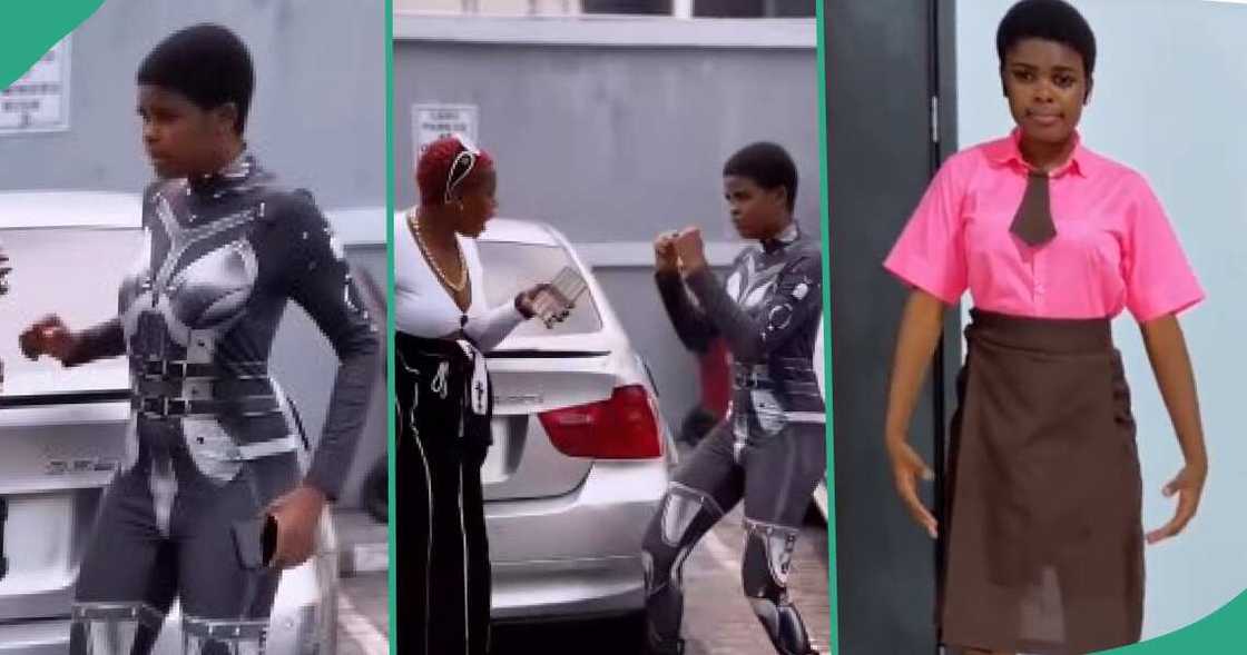 Nigerians react as Jarvis stops behaving like robot and almost fought woman Nigerians react as Jarvis stops behaving like robot and almost fought woman