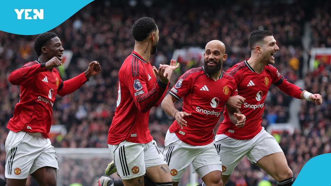 Bryan Mbeumo, Manchester United, Man United vs Tottenham, Tottenham Hotspur, Premier League, Bruno Fernandes, Michael Carrick, Old Trafford, Man United win, Spurs defeat, Cristian Romero red card, United European football, Man United goals