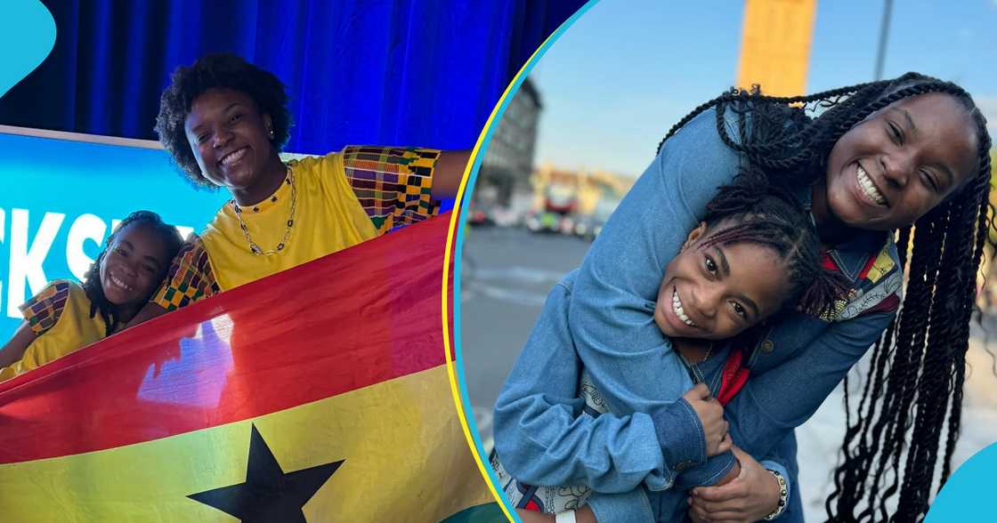 Abigail and Afronita at the BGT show in the UK Abigail and Afronita at the BGT show in the UK